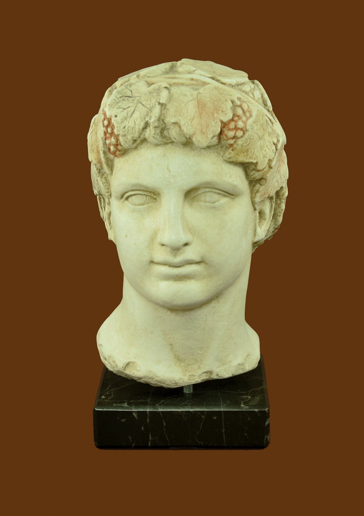 Dionysus Greek God of Wine Head Bust Bacchus Statue Museum - Etsy