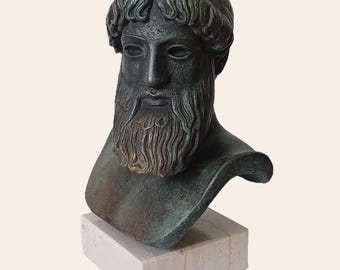 アポロンの胸像 ギリシャ神 石膏彫刻 古代ギリシャ 音楽と太陽の神