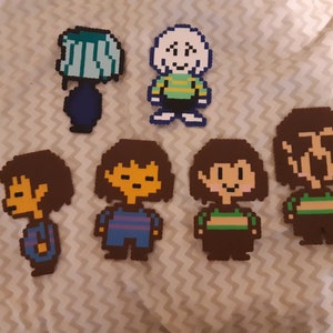 Undertale Frisk Chara Asriel Sprite Set Etsy