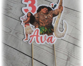 Moana Cake Topper Etsy