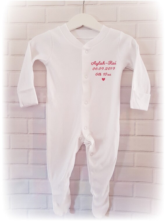 personalised all in one baby