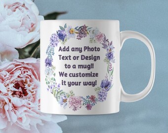 custom printed mug etsy