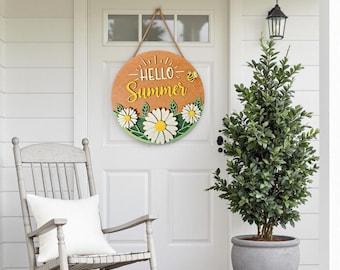Hello Summer Door Hanger