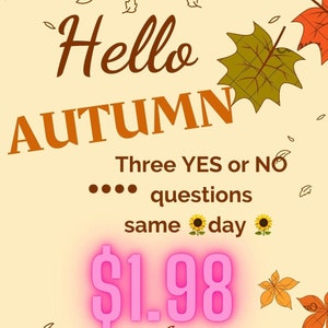Same Day Yes or No Pendulum 3 question with Bonus Oracle Card