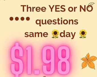 Three YES or NO Same Day Pendulum 3 Questions With Bonus Oracle Card