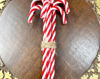 Christmas Tree Ornament Red White Candy Cane Peppermint - Etsy