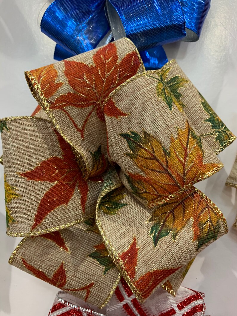 Fall Leaves Ribbon WIRED