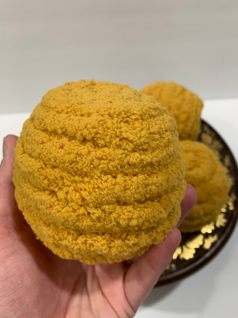 Mustard Yellow Decorative Yarn Ornament Balls Wreath Etsy