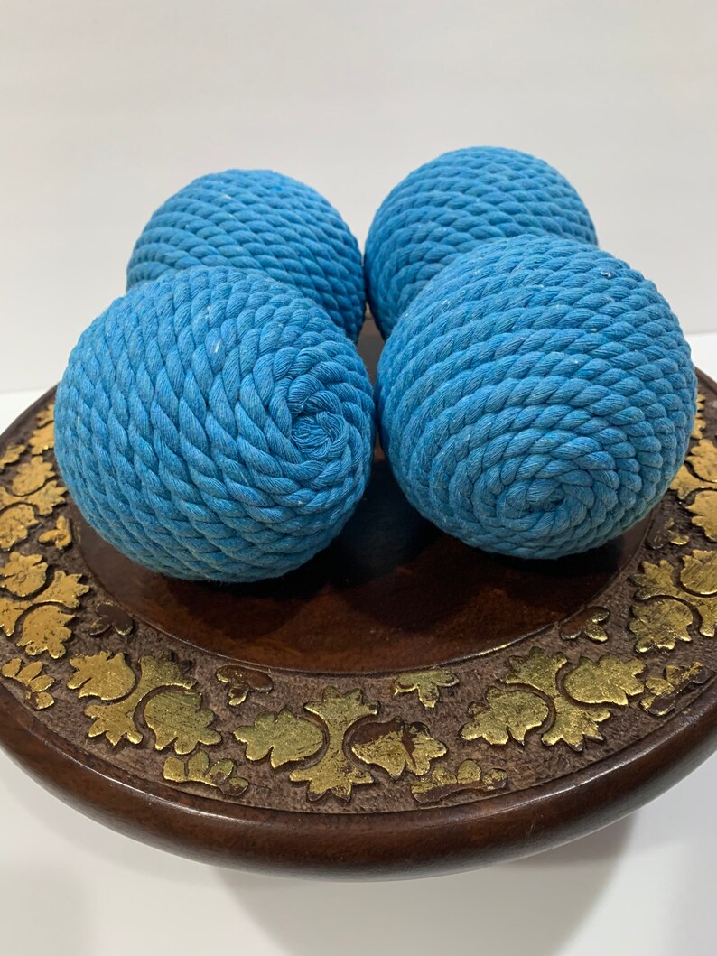 Nautical Decorative Rope Ornament Balls Wreath Attachments Etsy