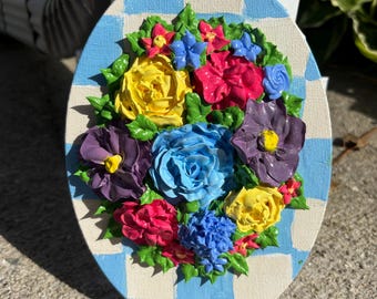 Sue - 5x7" Heavy Texture Acrylic on Canvas