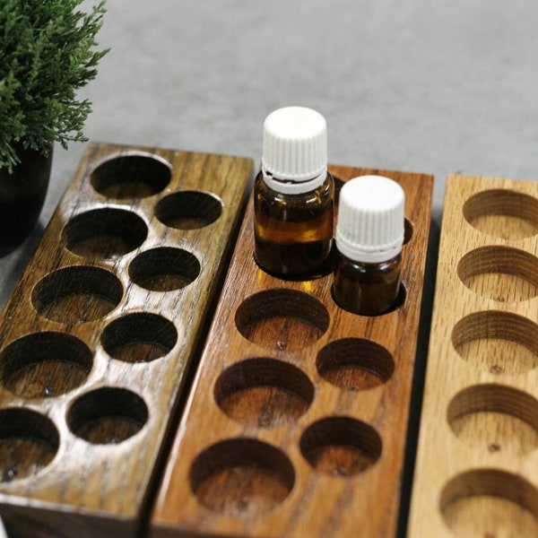 Essential Oil Tray, Essential Oil Storage, Essential Oil Organizer, Essential Oil Holder, Wood, Handmade
