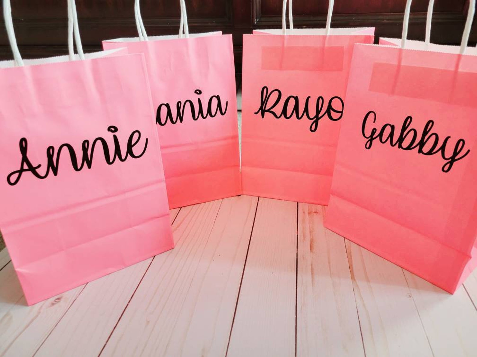 Custom name goody bag personalized gift bag first birthday Etsy