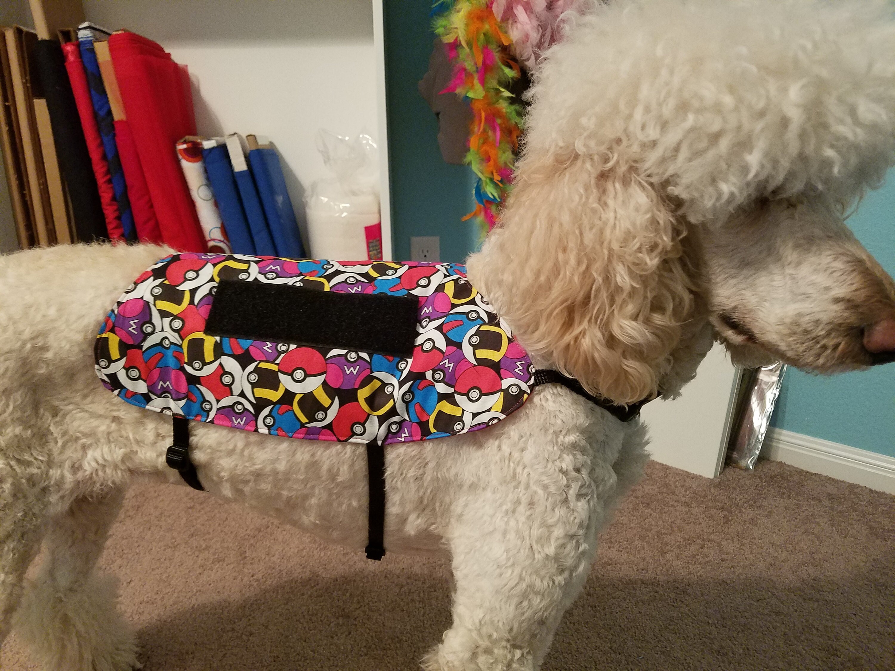 Pokemon Custom Dog cape style Vest Service Dog Therapy Dog Etsy