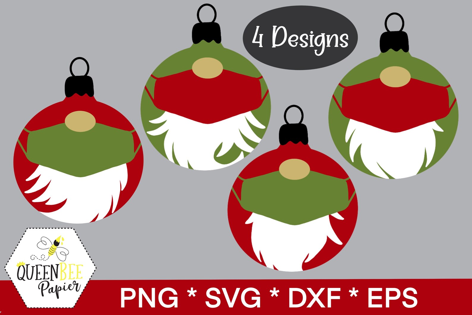 Download Christmas Gnome Ornaments SVG Gnome SVG Cut File Funny | Etsy
