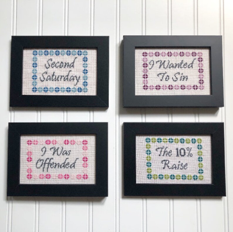 Why I Left Digital Pattern Set Easy Cross Stitch Pattern