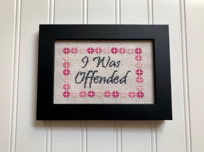 Why I Left Digital Pattern Set Easy Cross Stitch Pattern