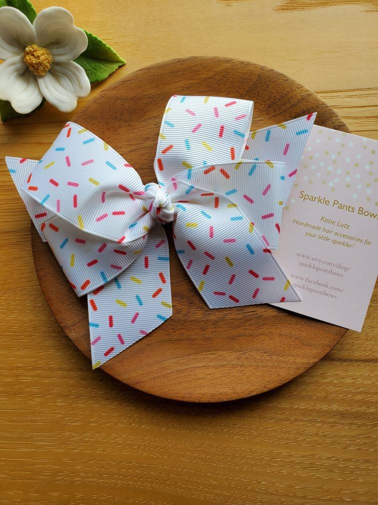 XL Sprinkles Bow