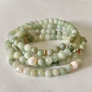 Genuine Burma Jade Bracelet | Burmese Jadeite Bracelet | Jade jewellery | Good Luck Bracelet | Friendship Bracelet | Gemstone Bracelet