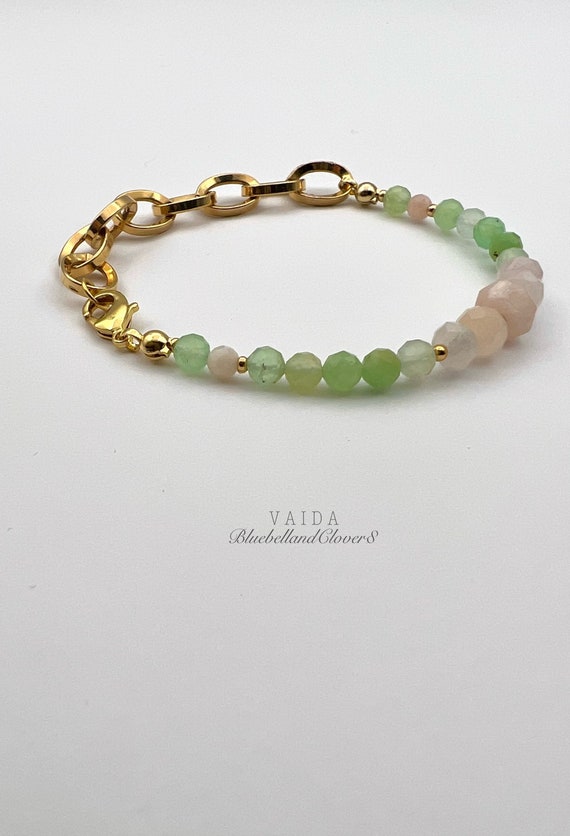 Bracelet chrysoprase best sale