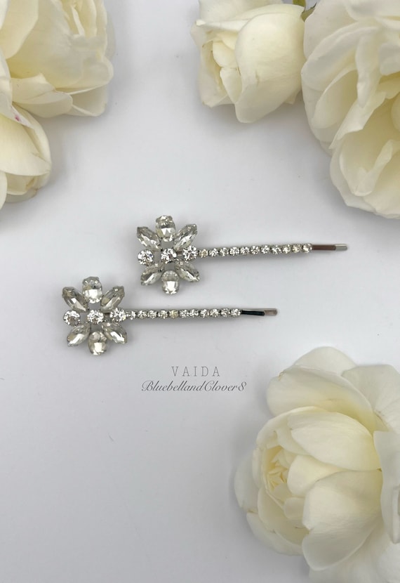 Grandi Spille Per Capelli Di Perla. Forcine Da Sposa. Forcine - Foto 6