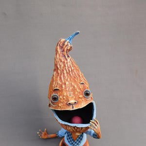 Adorable Pumpkin Head Fantasy Art Doll Pumpkin Art Doll Halloween Dolls Halloween present