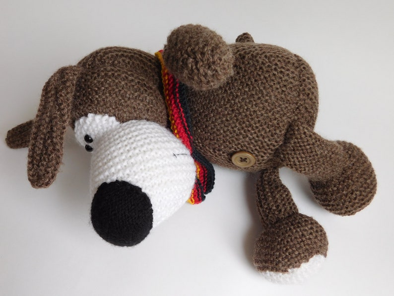 Boofle handmade dog Knitting dog toy Plushie Doggy decor Baby Etsy
