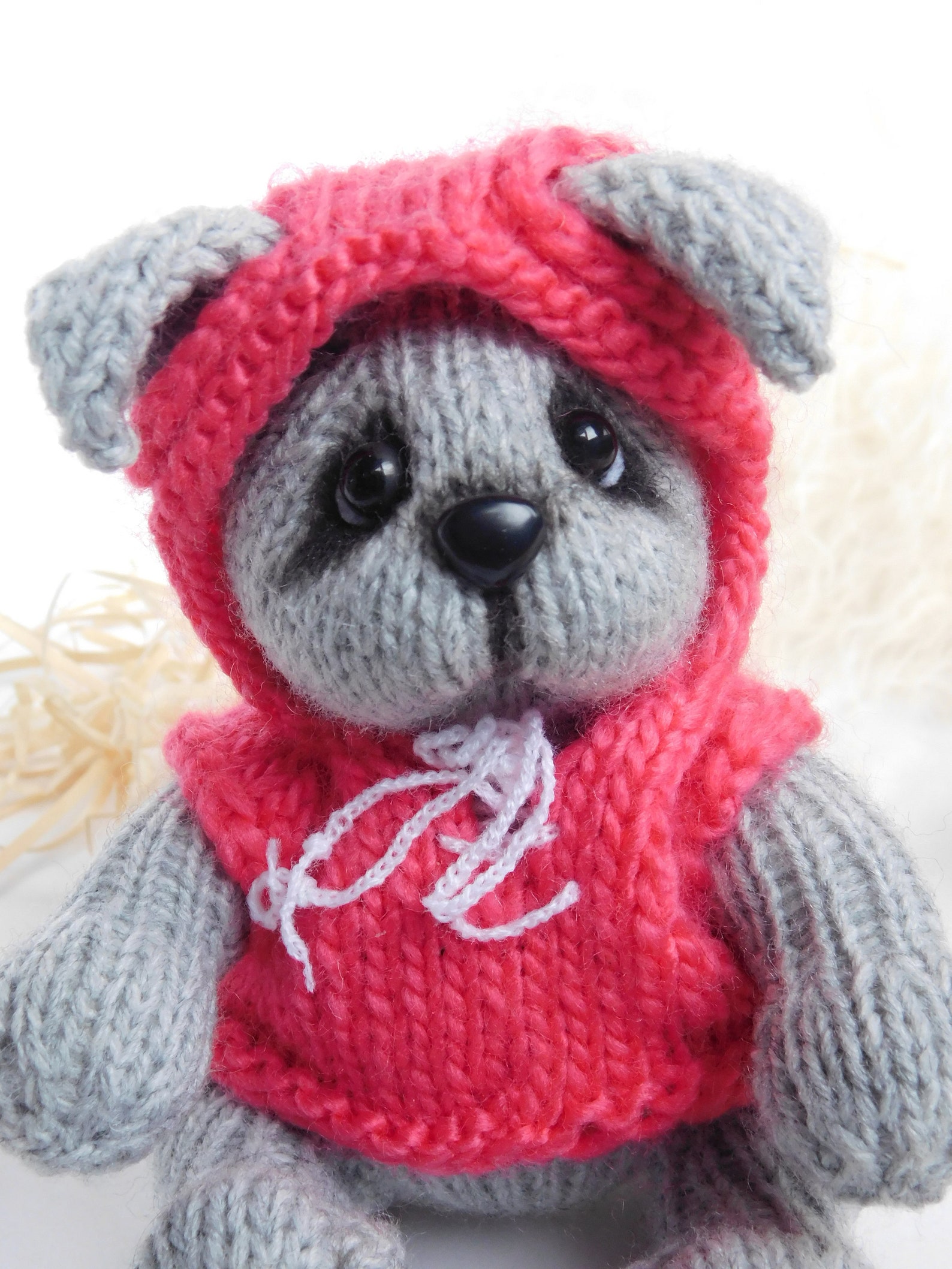 knitted puppy
