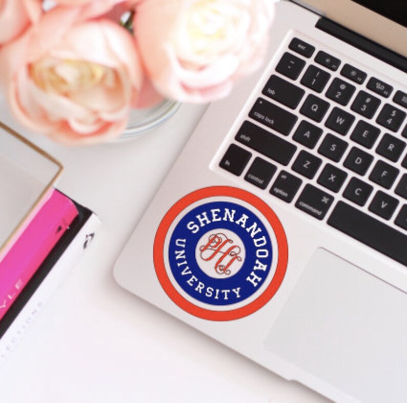 College Decal Personalized College Decal Monogram Decal Etsy