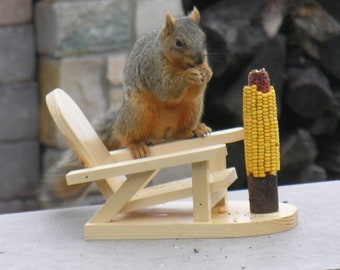 Squirrel Corn feeder