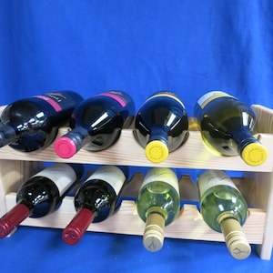 Big bottle wine storage rack - 8 bottle
