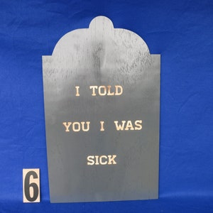 Engraved Halloween Tombstones Lawn/Yard Stakes