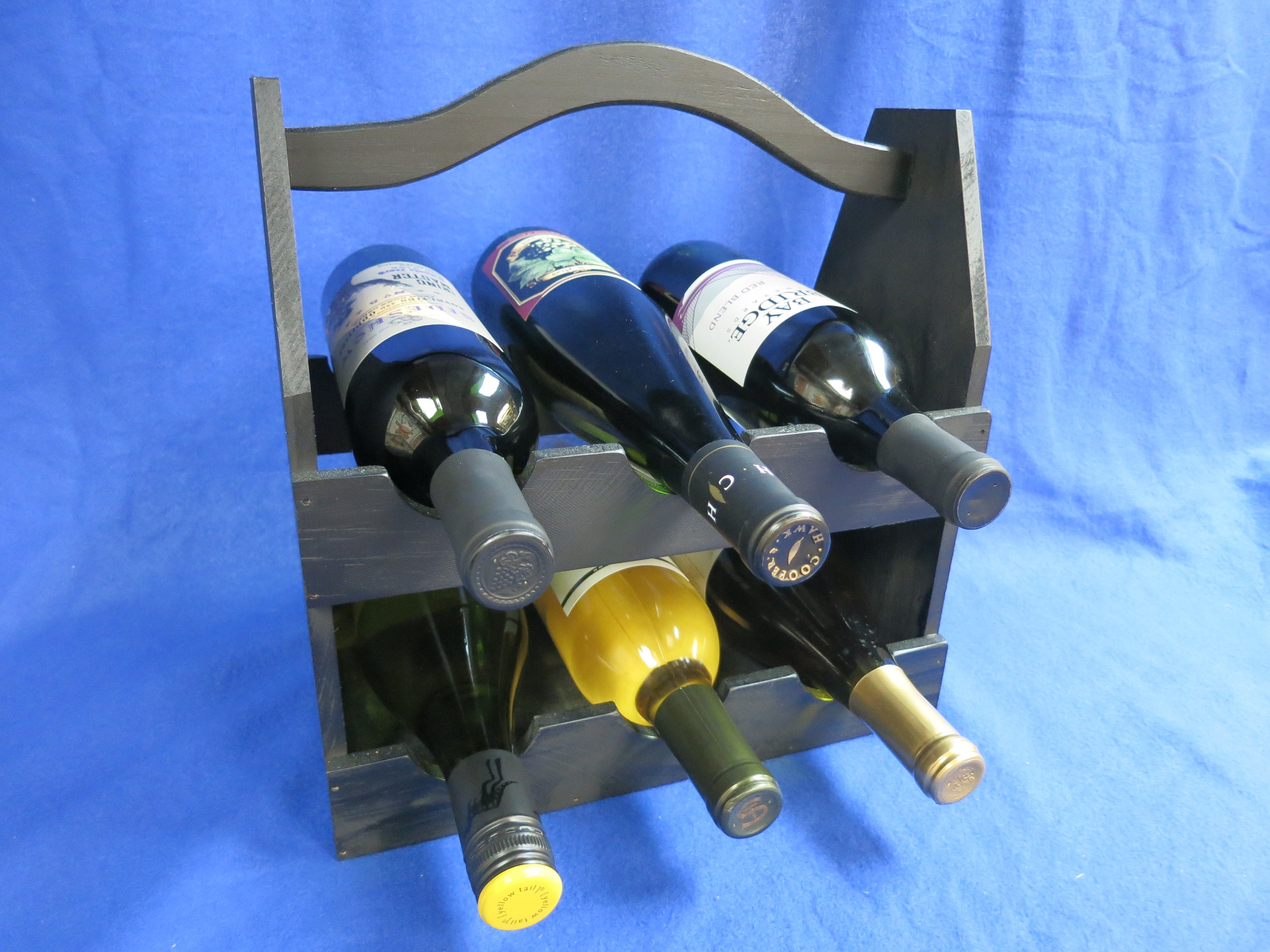 6 Bottle Wine Rack - Etsy