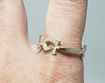 Egyptian Ankh Ring- Made in Egypt