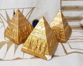 Details about   Egyptian Crystal Miniature Healing Pyramid Figurine For Home & Office Decoration 