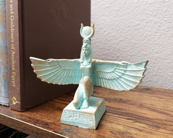 Egyptian Goddess Isis Statue - Ancient Egypt Figurine- Made in Egypt