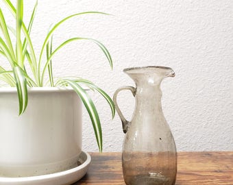 Egyptian Gray Glass Vase - Made in Egypt