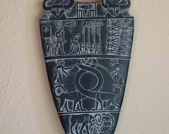 Egyptian Narmer Pallete Wall Hanging- -Double-sided - Made in Egypt