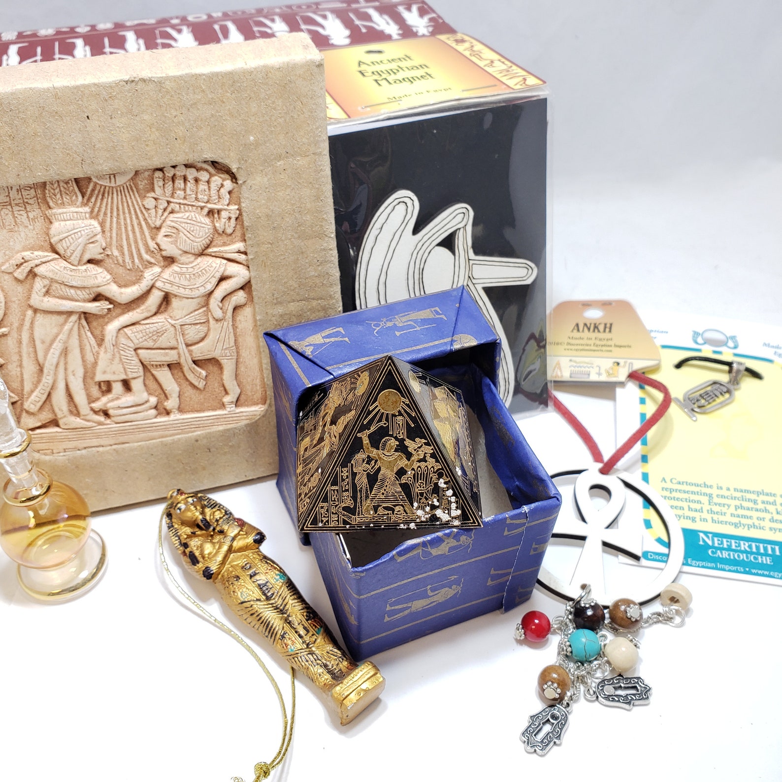 Egyptian Gift Set Ancient Egypt Treasures Egyptology Etsy