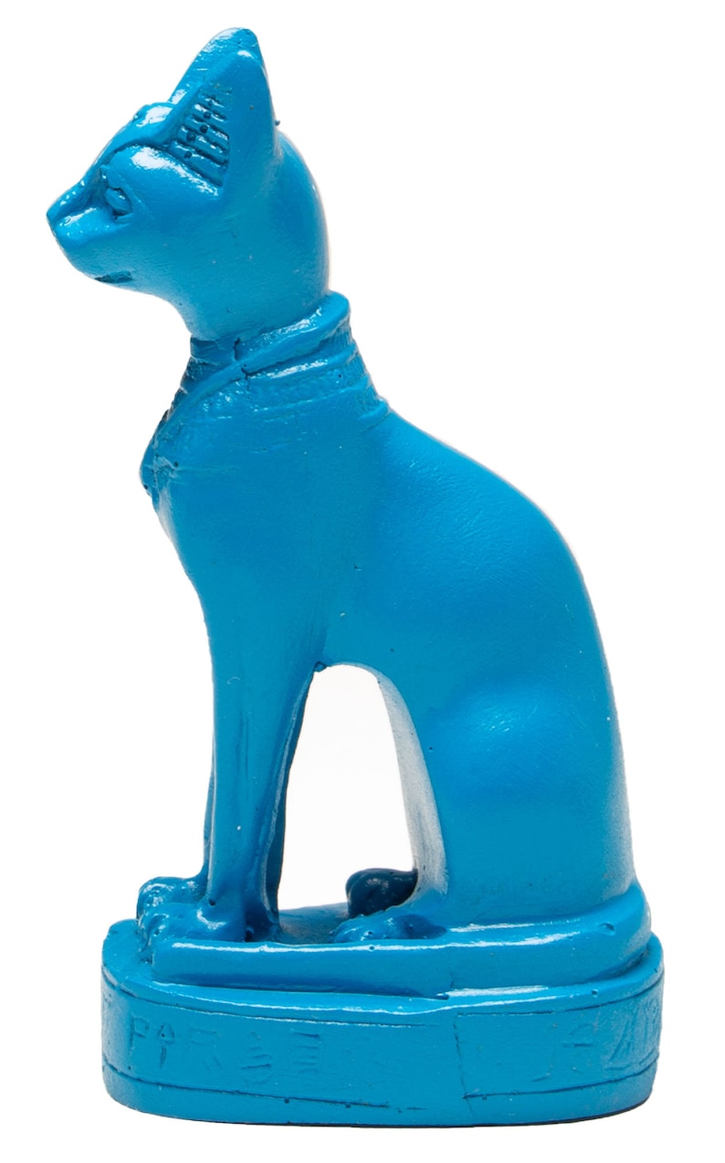 Small Egyptian Bastet Cat Statue Made in Egypt Egyptian Etsy
