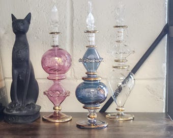 Egyptian Perfume Bottle Assorted - Large - Made in Egypt