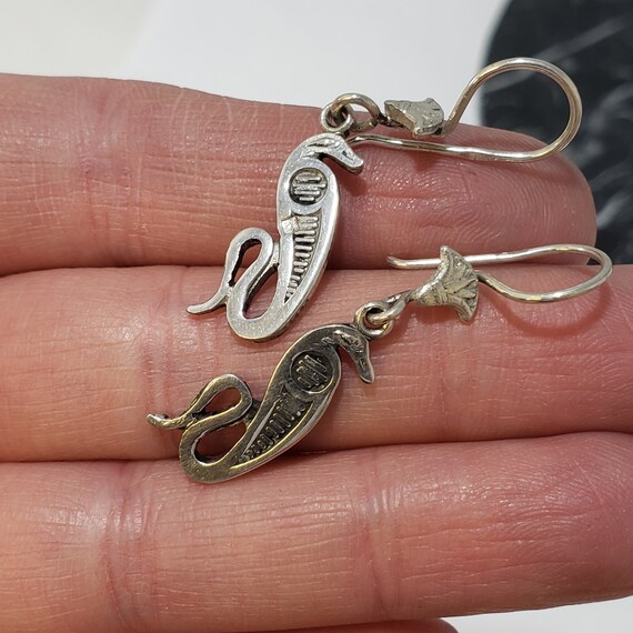 Egyptian Uraeus Cobra Earrings- Made in Egypt - image 4