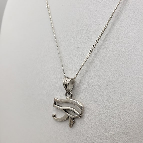 Eye of Ra Egyptian Silver Necklace - Made in Egypt - image 7