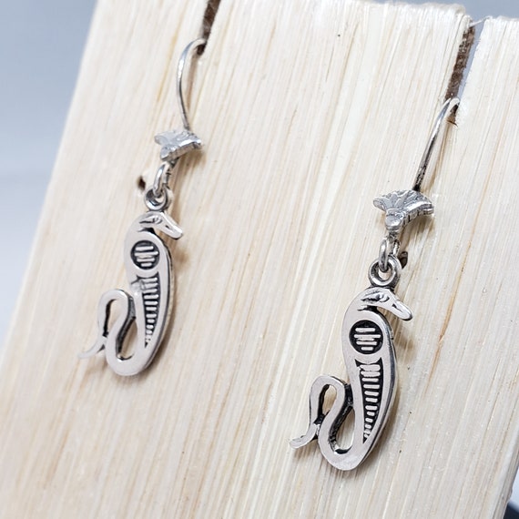 Egyptian Uraeus Cobra Earrings- Made in Egypt - image 5