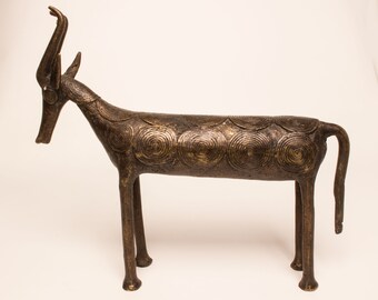 Bobo Bronze Antelope Sculpture
