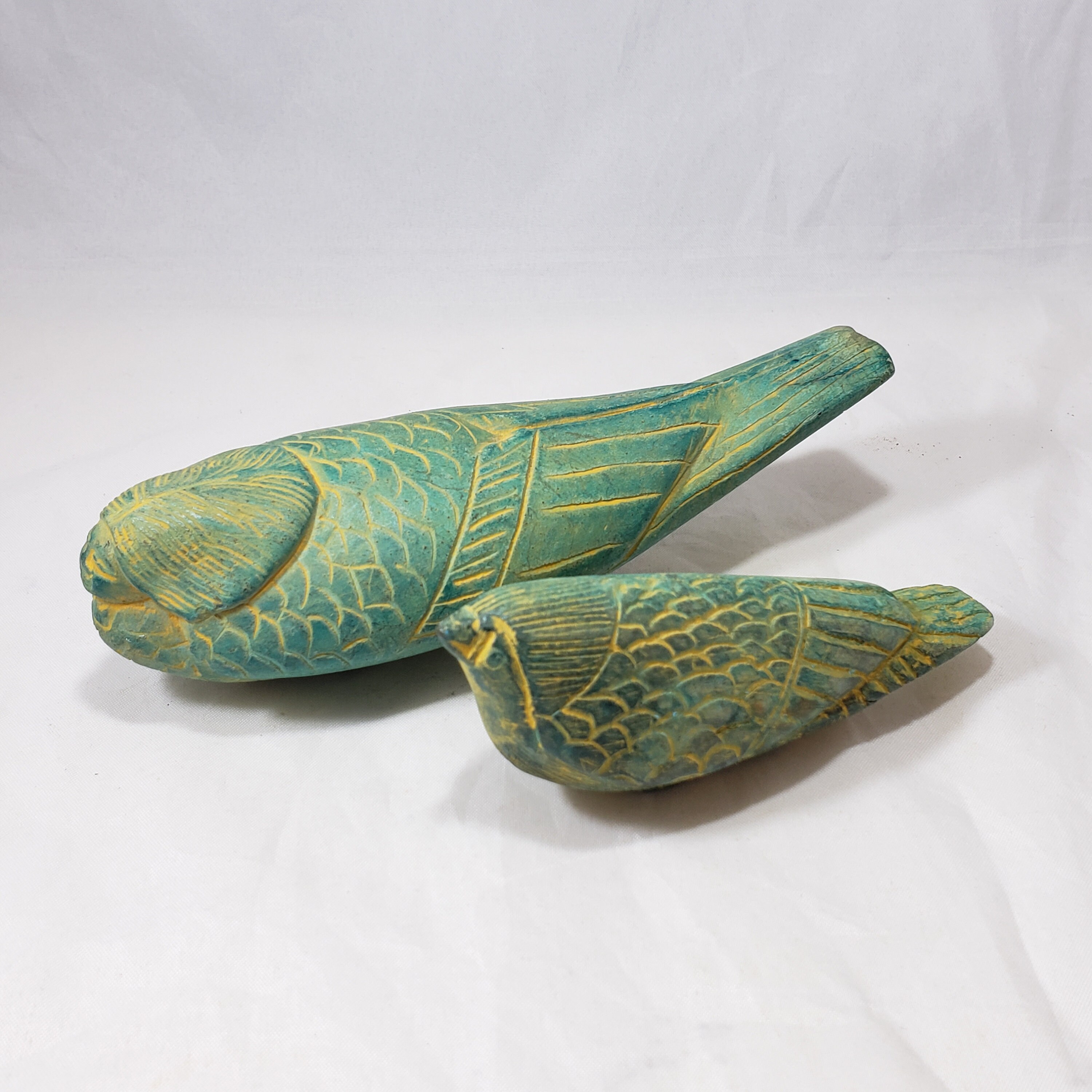 Egyptian Bird Statue HandCarved Soapstone Ancient Egypt Etsy