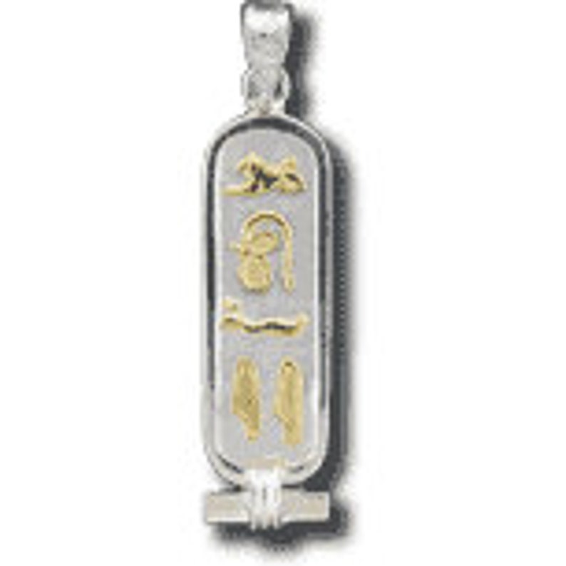 Sterling Silver or Gold Valentine/'s Day or Anniversary Gift For a Loved One Love Cartouche Pendant Egyptian Nameplate Necklace