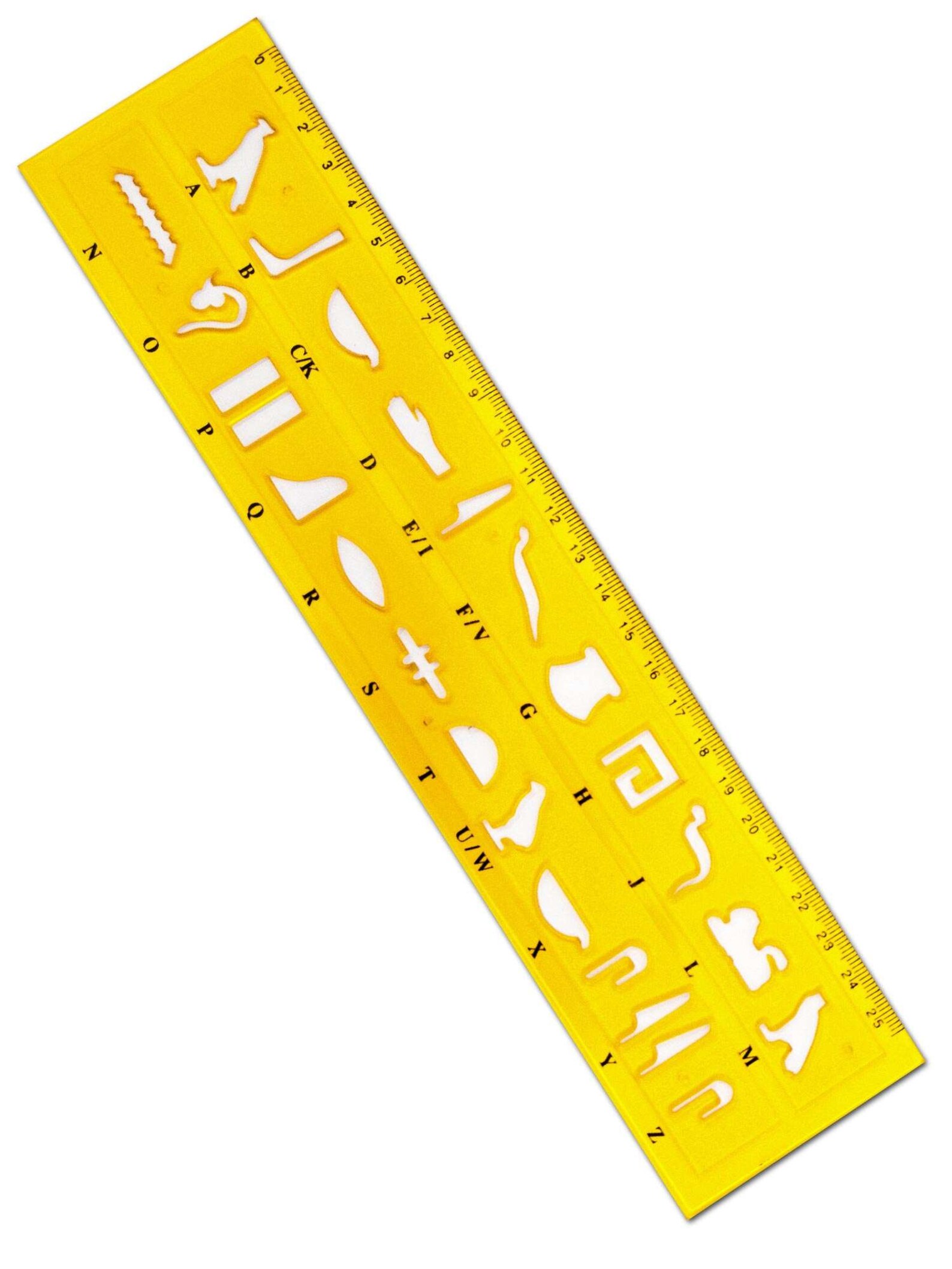 Plastic Hieroglyphic Stencil Ruler Assorted Colors - Etsy