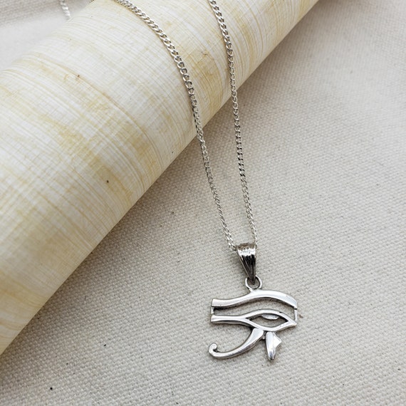 Eye of Ra Egyptian Silver Necklace - Made in Egypt - image 4