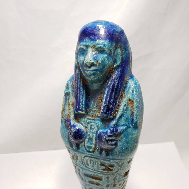 Egyptian Ceramic Ushabti Statue Ancient Egypt Ushapti Figure | Etsy