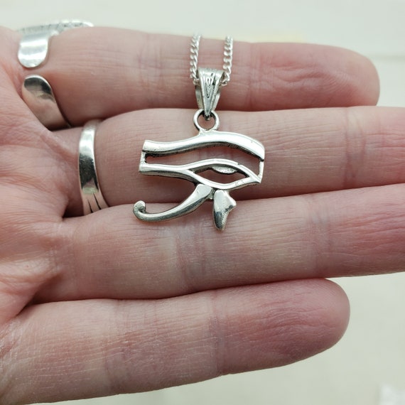 Eye of Ra Egyptian Silver Necklace - Made in Egypt - image 6